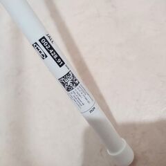 IKEAの物干しラック　ホワイト　タオル干し　コンパクトに畳めてすき間に収納!!の画像