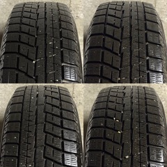 C-33 タイヤ 中古YOKOHAMA STUDLESS ice GUARD IG60 185/65R15の画像