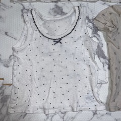 ベビー肌着 5着セット 90cm 半袖 タンクトップの画像