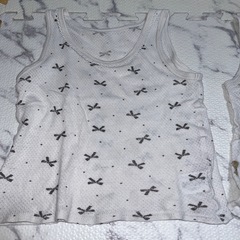 ベビー肌着 5着セット 90cm 半袖 タンクトップの画像
