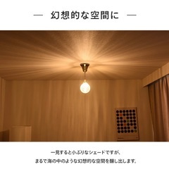 クリアガラス ペンダントライト E17の画像