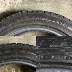 C-34 タイヤ 中古 DUNLOP STUDLESS WINTER MAXX03 225/50R18 の画像