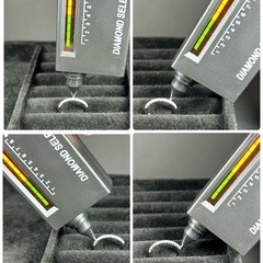 モアサナイト ハーフエタニティ 10.5号 リング シルバー925 人工モアサナイト 22571559の画像