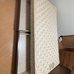 フランスベッド シングルベッド マットレス 収納付の画像