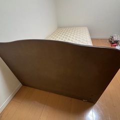 フランスベッド シングルベッド マットレス 収納付の画像