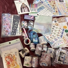 ステッカー 文具セットの画像