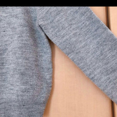 スナイデル グレー カーディガン 秋冬春の画像