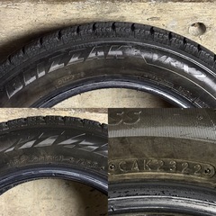 C-35 タイヤ 中古BRIDGESTONE STUDLESS BLIZZAK VRX2 155/65R14 の画像