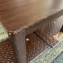 ニトリ 正方形コタツ と　掛ふとん 正方形 スノーフレーク の画像