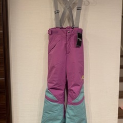 新品オンヨネ　ジュニア　スキーウェア　140cm ミント/パープルの画像