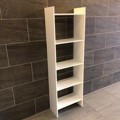 IKEA 本棚, ホワイト, 50x25x160 cmの画像