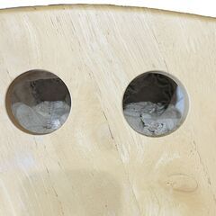 ★木製★ローテーブル　センターテーブル　足形　約935×520×330mmの画像