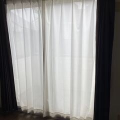 カーテン 遮光 2枚組/1枚入り 遮光 1級 一級 無地 断熱 保温 　巾100x高120cm2枚組の２セットの画像