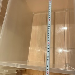 無印良品　蓋付きポリプロピレン収納ボックス　二個の画像