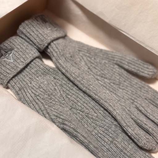 LOUIS VUITTON グレー ニット手袋　新品未使用品