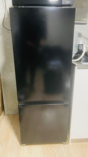 冷蔵庫 黒 1〜2暮らし向け