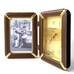 ALESSANDRA OLLA  Italy フォトフレーム置き時計 レトロ 定価12000円の画像
