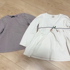 淡色女児子供服8点セット110.120の画像