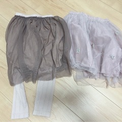 淡色女児子供服8点セット110.120の画像