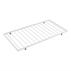 【新品未使用】パイプベッド シングル 収納 北欧風 子供部屋 スチール 親子ベッド　ベッドフレーム  【195*97cm】の画像