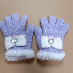 子供女の子ジャケット＆手袋2種＆マフラーの画像