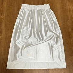 【11/12まで】昼夜目隠しミラーレースカーテン ホワイト 幅40×丈93cm　1枚入りの画像