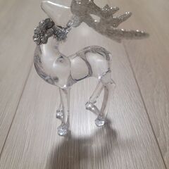 クリスマス　オブジェ　トナカイ2体の画像