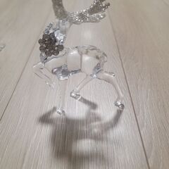 クリスマス　オブジェ　トナカイ2体の画像