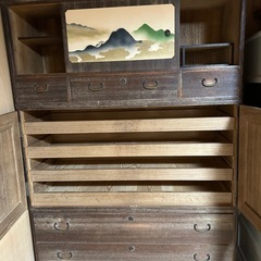 桐箪笥2セットの画像