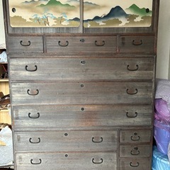 桐箪笥2セットの画像