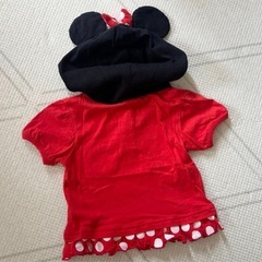 BABYDOLL ミニーマウス フード付き トレーナー 80の画像