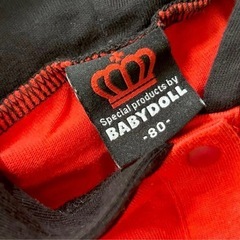 BABYDOLL ミニーマウス フード付き トレーナー 80の画像