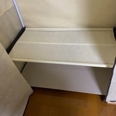 ハンガーラック　不織布カバー付きの画像