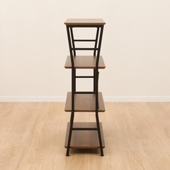 【新品•未使用】　ニトリ　シェルフ　ダークブラウン　茶色　(DX002 80 MBR)の画像