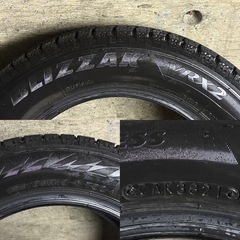 C-37 タイヤ 中古BRIDGESTONE STUDLESS BLIZZAK VRX2 155/65R13の画像
