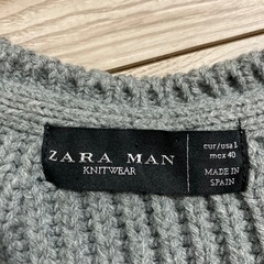 メンズブランド厚手セーターＬサイズの画像