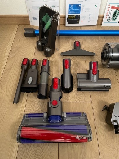 ダイソン ⑤　V10SV12fluffy 新品ストレートパイプ　２タイプヘッドから選択式　新品交換用フィルター　パーツフルセット 