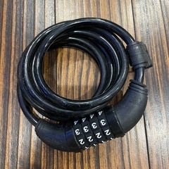 自転車鍵　自転車ワイヤーロックの画像