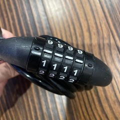 自転車鍵　自転車ワイヤーロックの画像