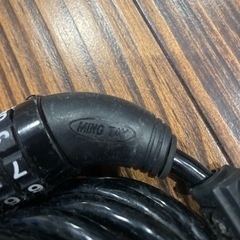 自転車鍵　自転車ワイヤーロックの画像