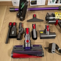 ダイソン ⑥ V10SV12fluffy 新品ストレートパイプ　２タイプヘッドから選択式　新品交換用フィルター　補強型トリガー装着　パーツフルセットの画像