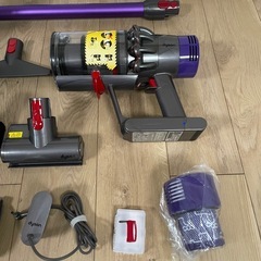 ダイソン ⑥ V10SV12fluffy 新品ストレートパイプ　２タイプヘッドから選択式　新品交換用フィルター　補強型トリガー装着　パーツフルセットの画像