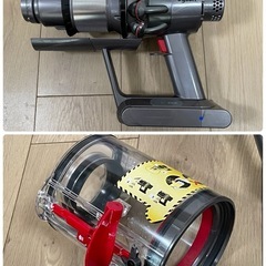 ダイソン ⑥ V10SV12fluffy 新品ストレートパイプ　２タイプヘッドから選択式　新品交換用フィルター　補強型トリガー装着　パーツフルセットの画像