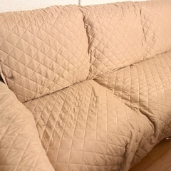 ニトリ　布張りカウチソファ 　CA2 DR-DMOの画像