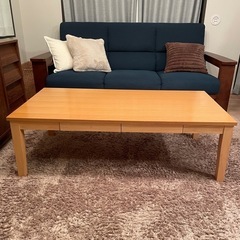 【ニトリ】センターテーブル パレット2 120cm 幅 ナチュラルの画像