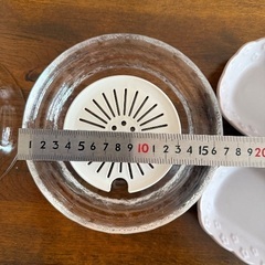 【食器】ガラス製蒸し器などの画像