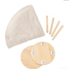 ペット用品・こたつ・ニット帽・ケーブルニット3点セットの画像