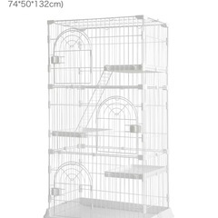 猫ケージ　3段　
ホワイトの画像