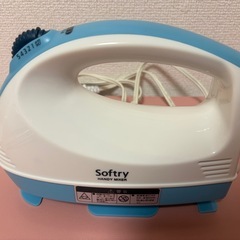 【新品未使用】ソフトリー　電動式ハンドミキサー（ケース付）の画像