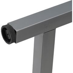 フラットデスク 合成樹脂化粧繊維板（MDF） ホワイト色の画像